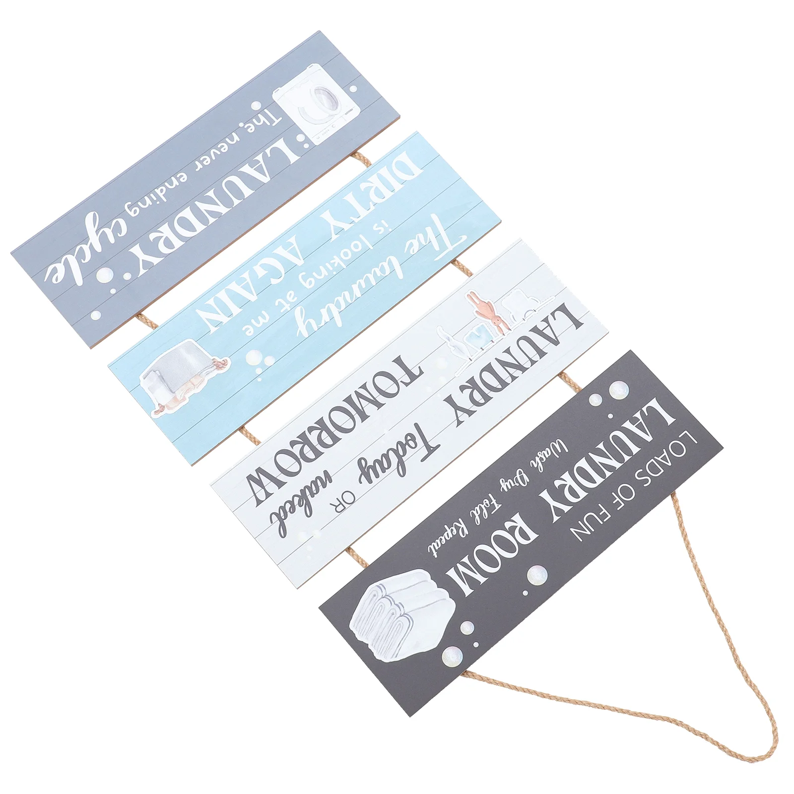 

1 Set Laundry Room Hanging Sign Rustic Laundry Wooden Sign Wall Decoration