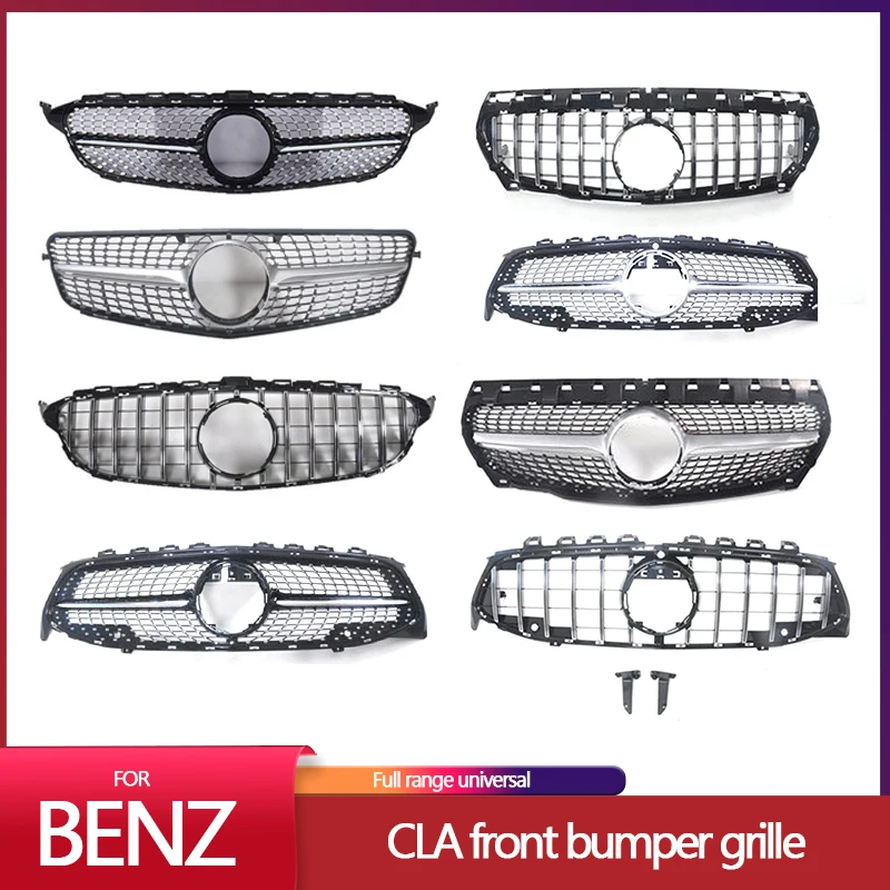 

For Mercede S-Ben-Z CLA CLA200 GLA GLA200 GLA260 Modified GTR Front Bumper Grille High quality accessories