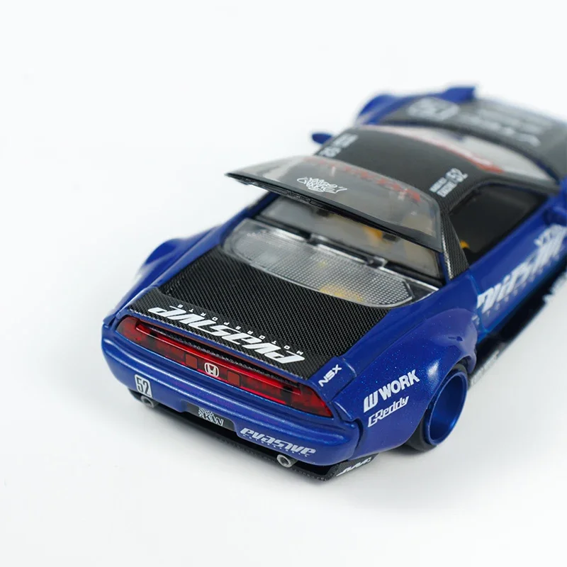 Kaido House + MINIGT 1:64 Модель автомобиля NSX Evasive V2 Литой автомобиль из сплава # KHMG137 Металл