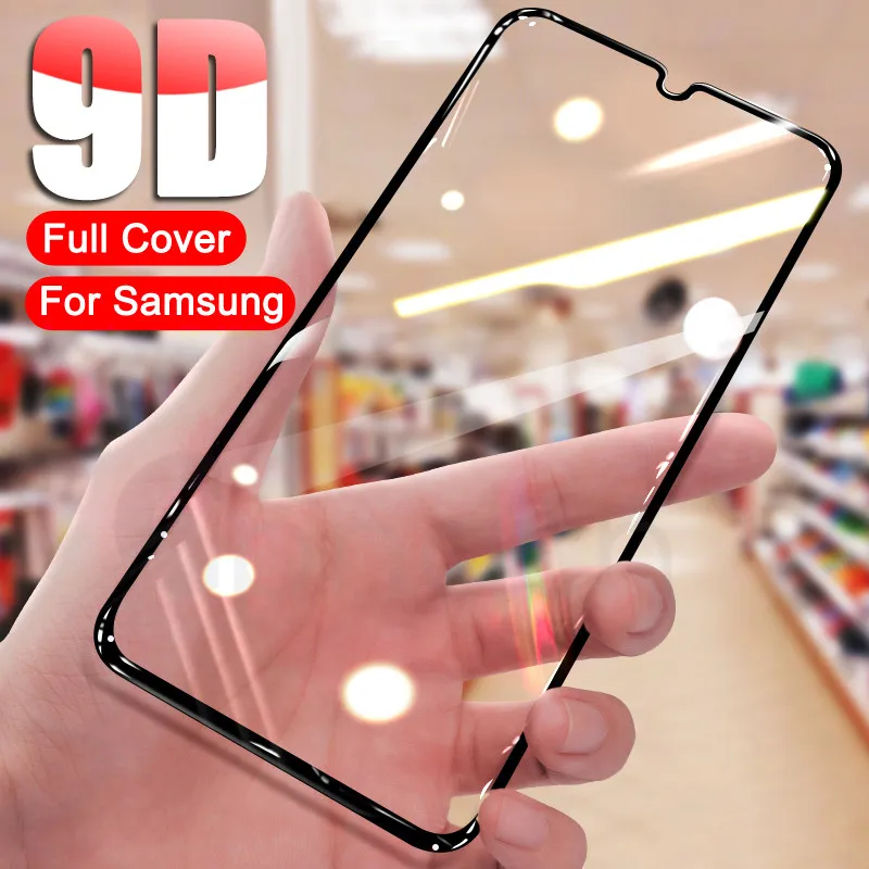 

9D Tempered Glass on For Samsung Galaxy A10 A20 A30 A40 A50 A60 Screen Protector Glass Samsung A70 A80 A90 Glass M10 M20 M30 M40