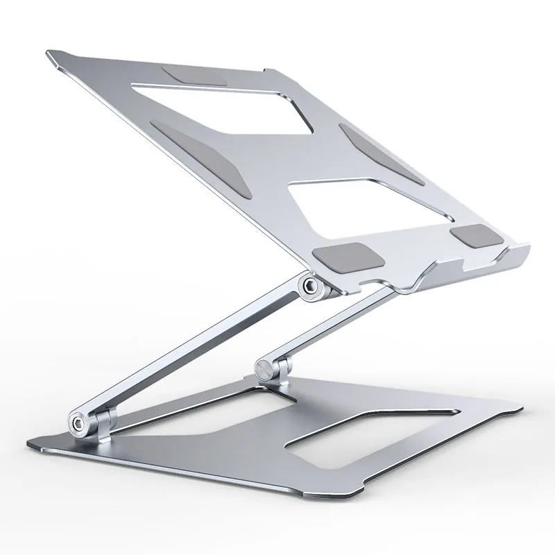 High Quality Portable Folding Double-layer Aluminum Laptop Holder Height Adjustable Laptop Computer Table Stand