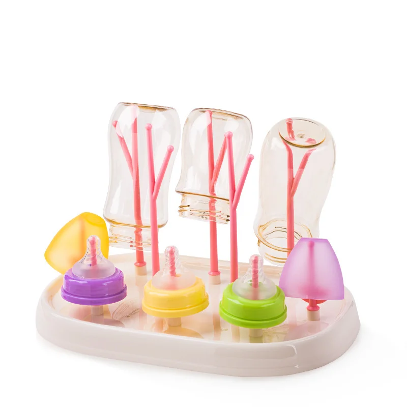 

Rack Detachable Bottle Dry Rack Baby Bottle Drain Drying Racks Baby Bottle Cleaning Dryer Drainer Storage Drying Easy To Clean