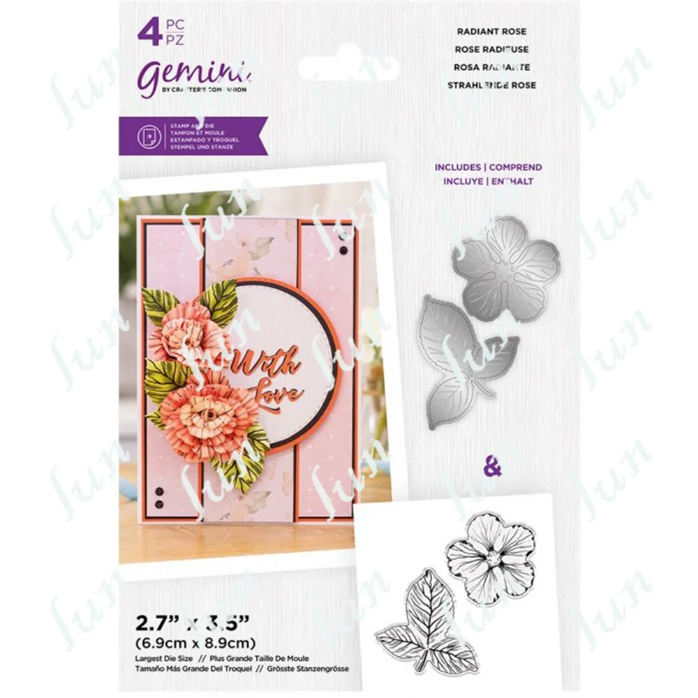 

2022 Spring New Embossing Metal Cutting Dies Clear Stamps Handmade Diy Scrapbook Greeting Card Diary Craft Decoration Stencils