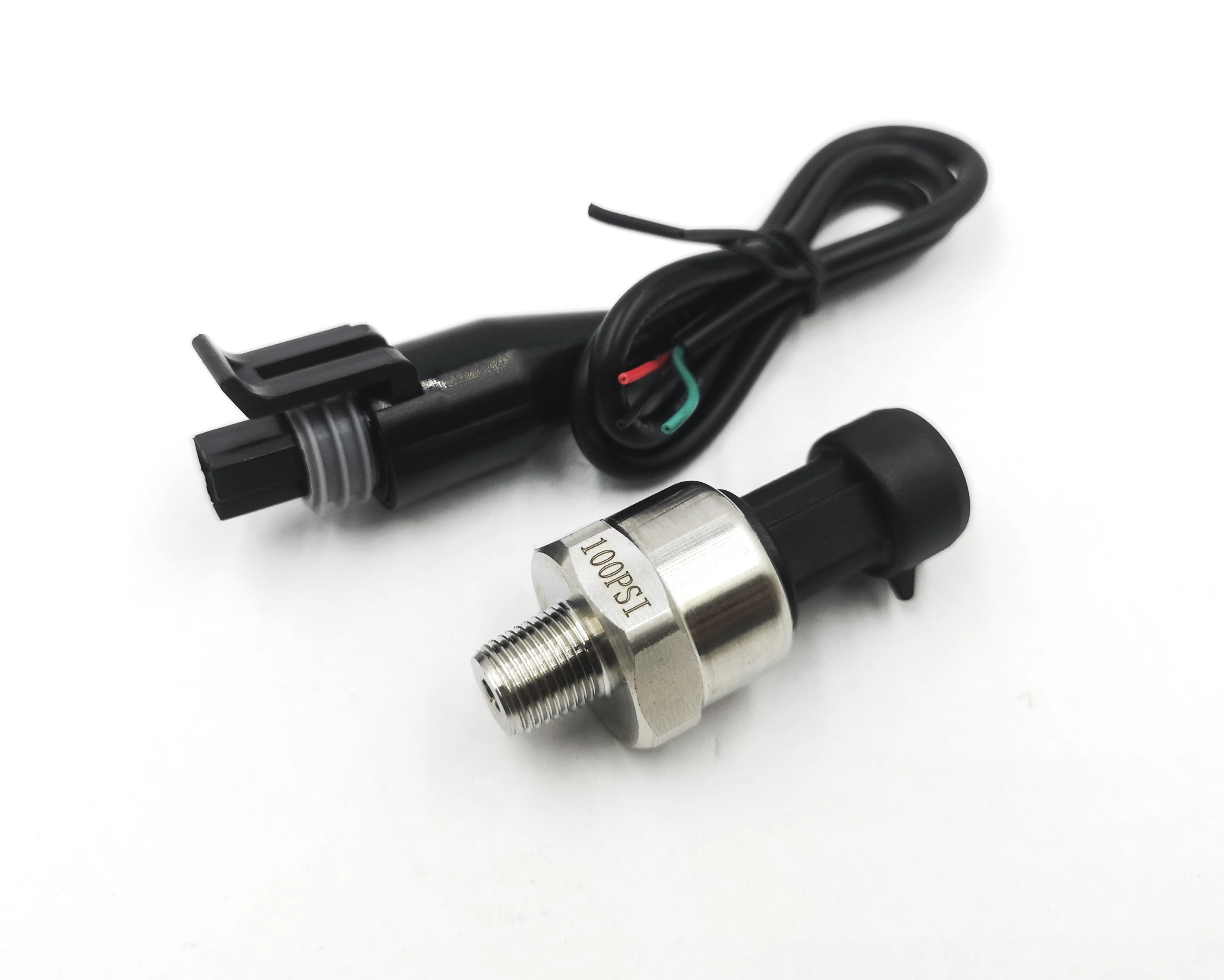

Pressure Sensor Transducer Transmitter for Water Oil Fuel Gas Air 1/8NPT DC 5V Ceramic Sensor Stainless Steel 5-300psi 500psi