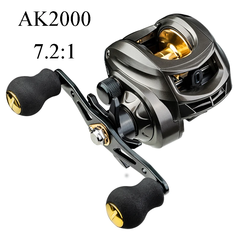 

Fishing Baitcasting Reel 6.3/7.2:1 8KG Max Drag Fishing Reel For Bass in ocean environment 48 Hours Reel Fishing Accessories