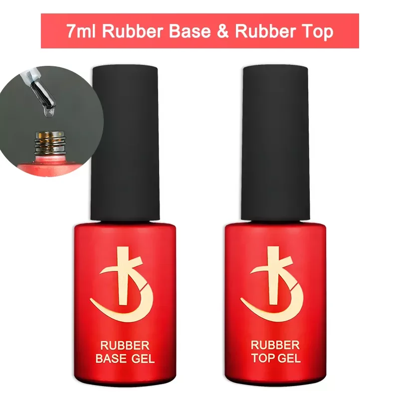 

Latest Thick Nail Base Coat 7ml Gel Varnishes for Nails Manicure Semi-permanent Rubber Base and Top Gel Nail Polish Gellak