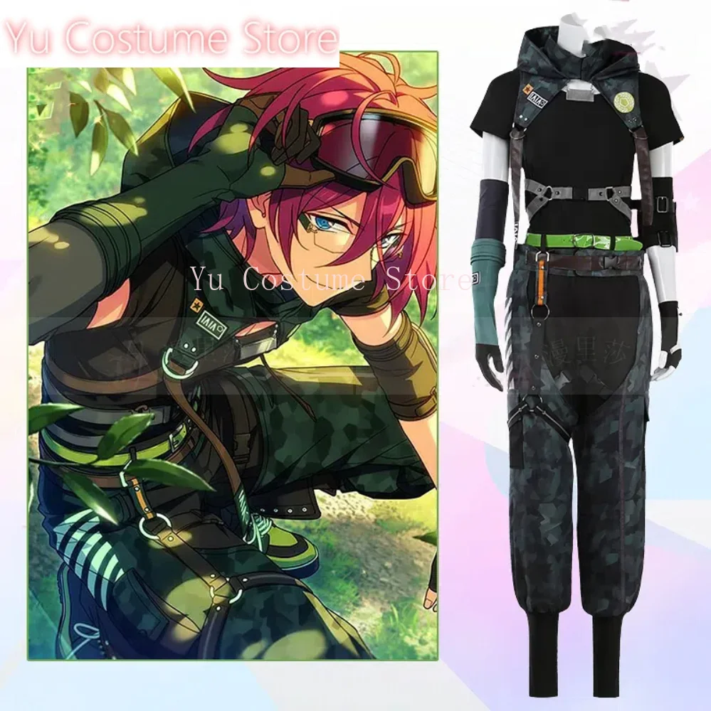 Ансамбль Звезд! Saegusa Ibara Ran Nagisa Suou Tsukasa Косплей Костюм Cos Game Аниме Вечеринка