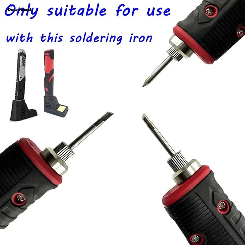 

Сменный наконечник для паяльника с резьбой, USB паяльная головка, подходит для паяльника с интерфейсом E10, около 70 мм
