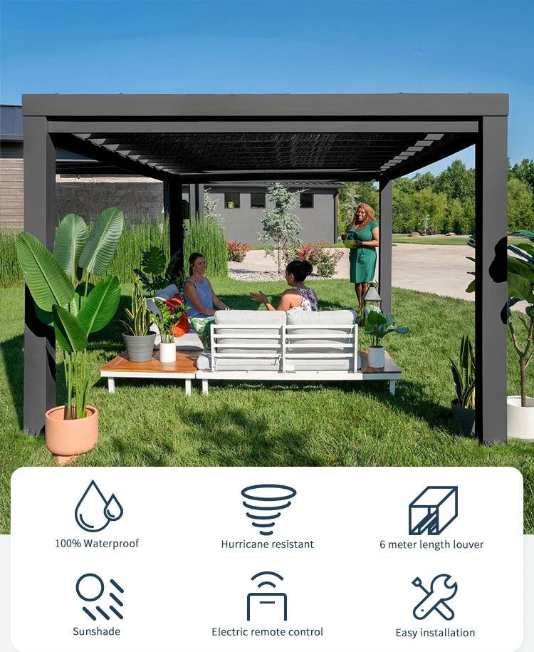 

Arches Gazebo Aluminum Pergola Price Bioclimatic System Pergola Aluminium Outdoor Customized