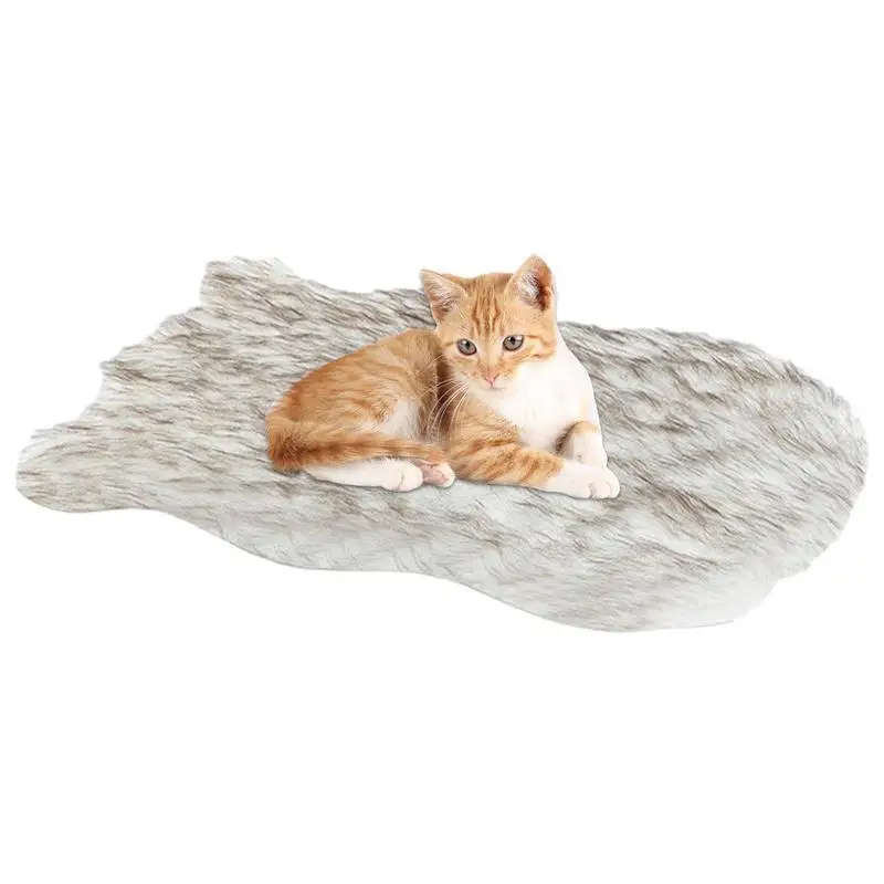 

Зимний коврик для сна для собак, моющаяся подстилка для собак, кровать для домашних животных с нескользящей основой, мягкая кровать для соба...