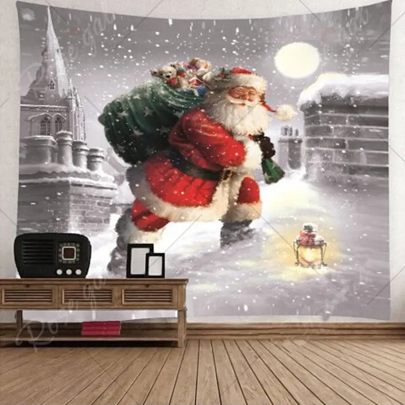 

Home decoration Christmas tapestry Christmas series printed tapestry wall hanging for bedroom living room 230x180cm tapiz