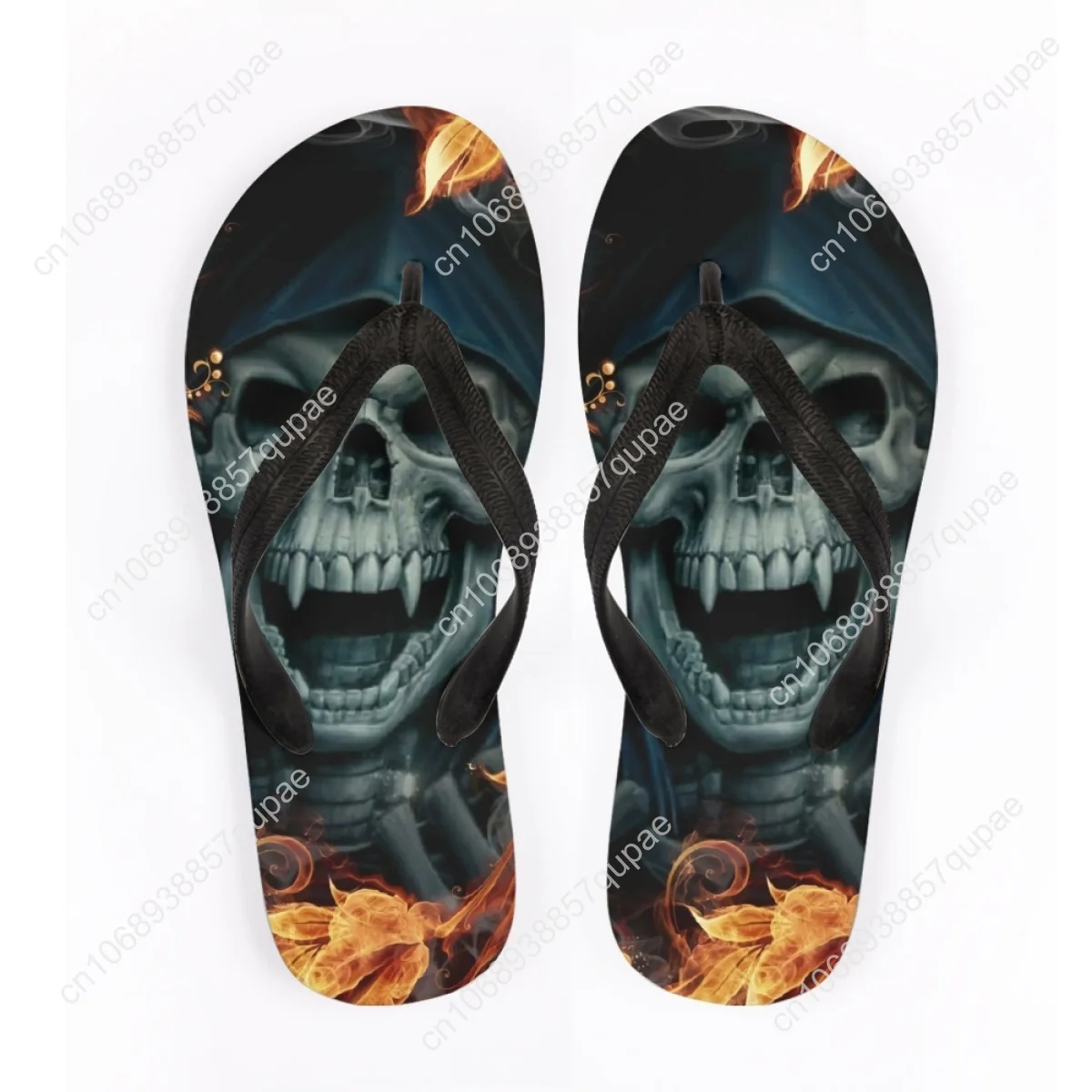 Прохладный жнец черепа модная домашняя обувь по индивидуальному заказу женские