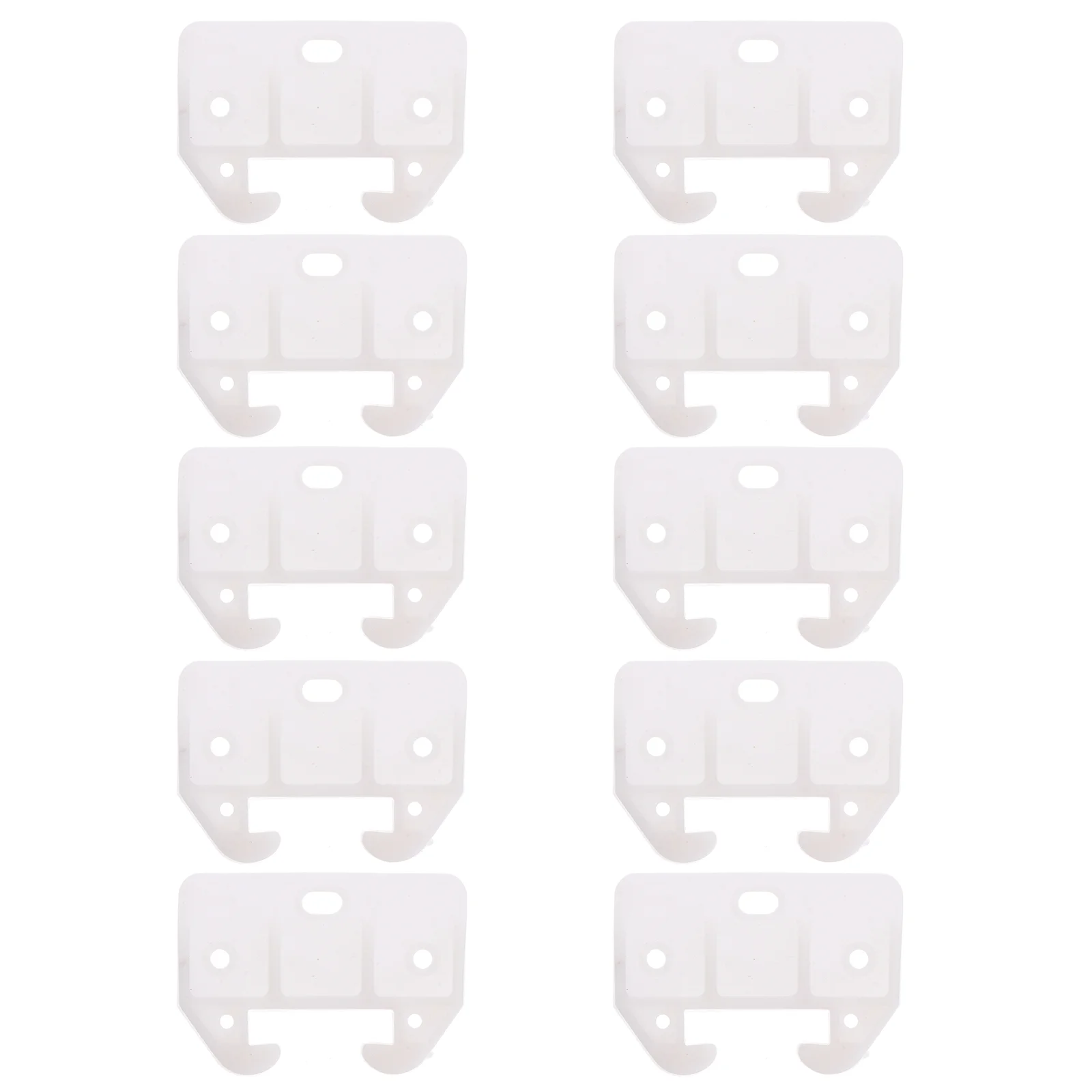 

White Cabinet Track Guides Latches for Cabinets Cabinet Drawer Guides Plastic Track Slides White Cabinet Rail Guides