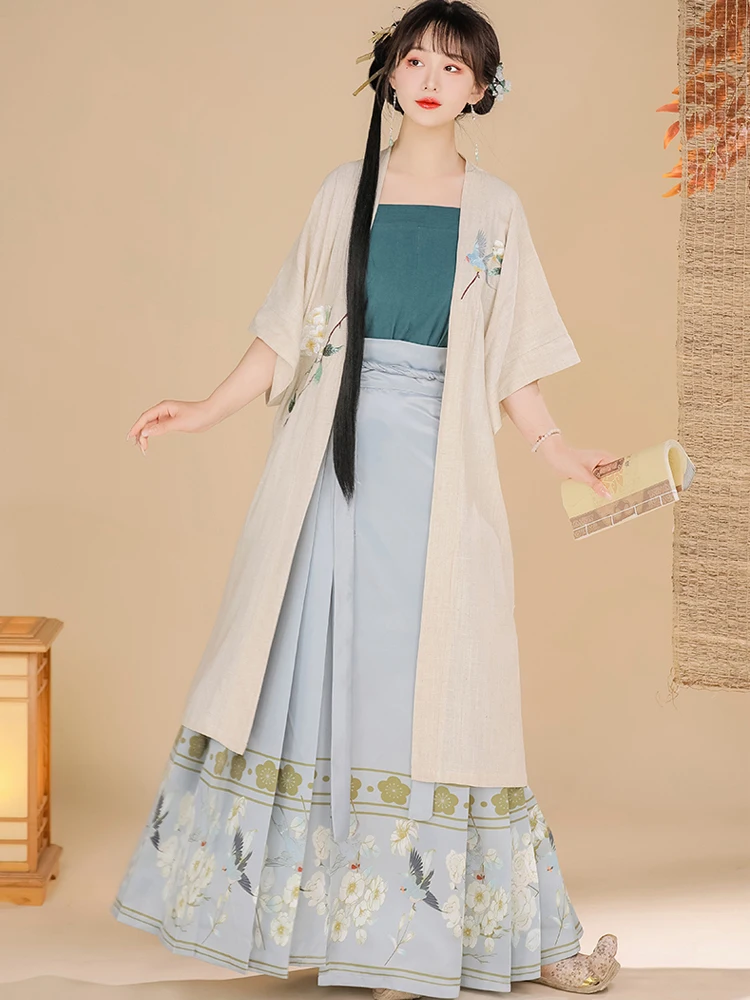 

Женское платье Hanfu, блузка с рукавом до локтя, удобная ткань для косплея принцессы