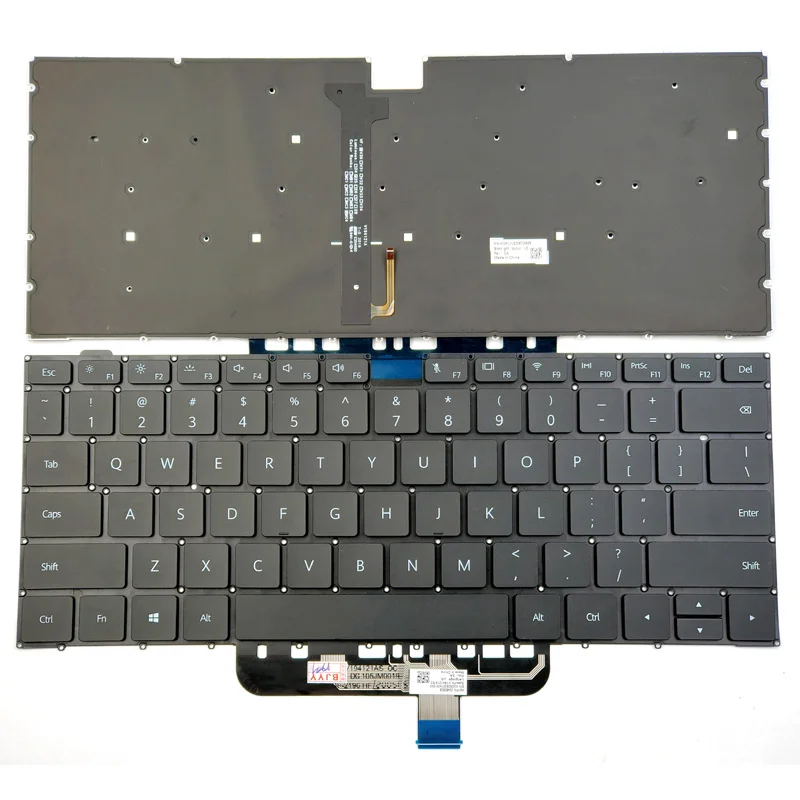 

US Backlit Laptop Keyboard For Huawei MateBook D14 NbB-WAH9 NbB-WAH9P NbB-WAE9P Nbl-WAQ9R US Layout