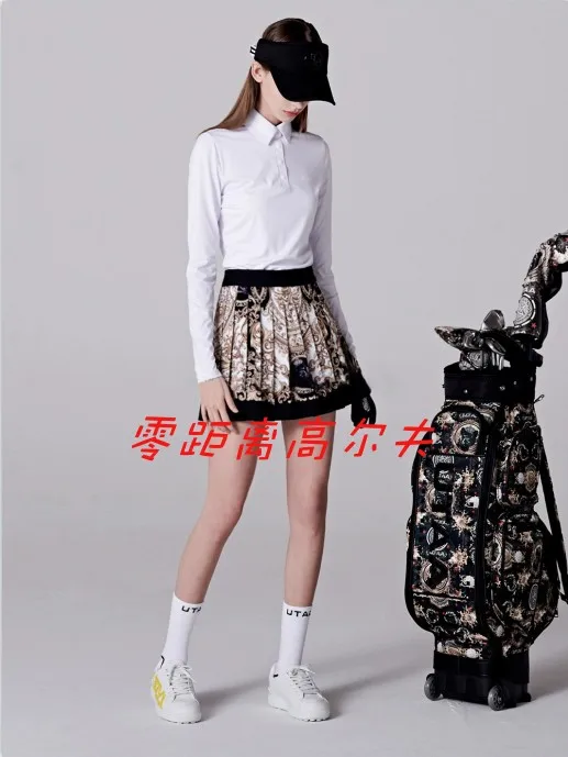 New Golf Ladies Sun Hat White Topless Black Ribbon Sun Hat