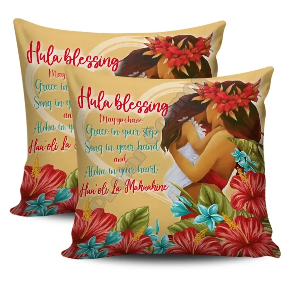 

Наволочки Hawail на день матери, наволочки, украшение для дома, двусторонняя печать 02