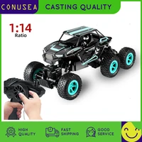 114 big rc car 6wd remote control toy alloy climbing off road vehicle 10kmh high speed toys for boys children