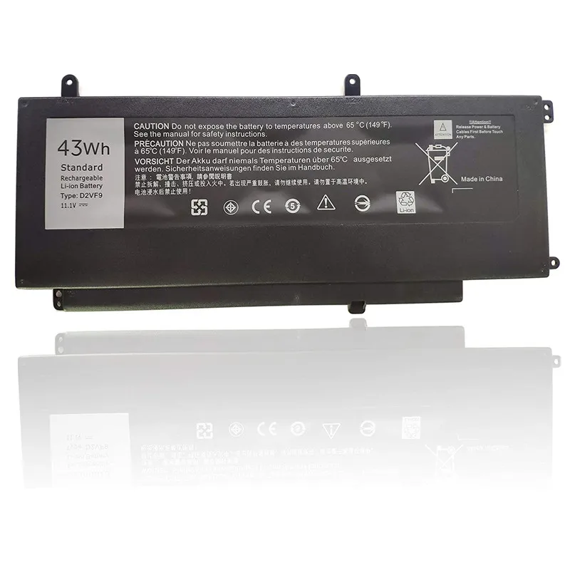 Новые литий-ионные аккумуляторы для ноутбуков 43 Втч 11 1 В D2VF9 Dell Inspiron 15 7547 7548 Vostro 5459