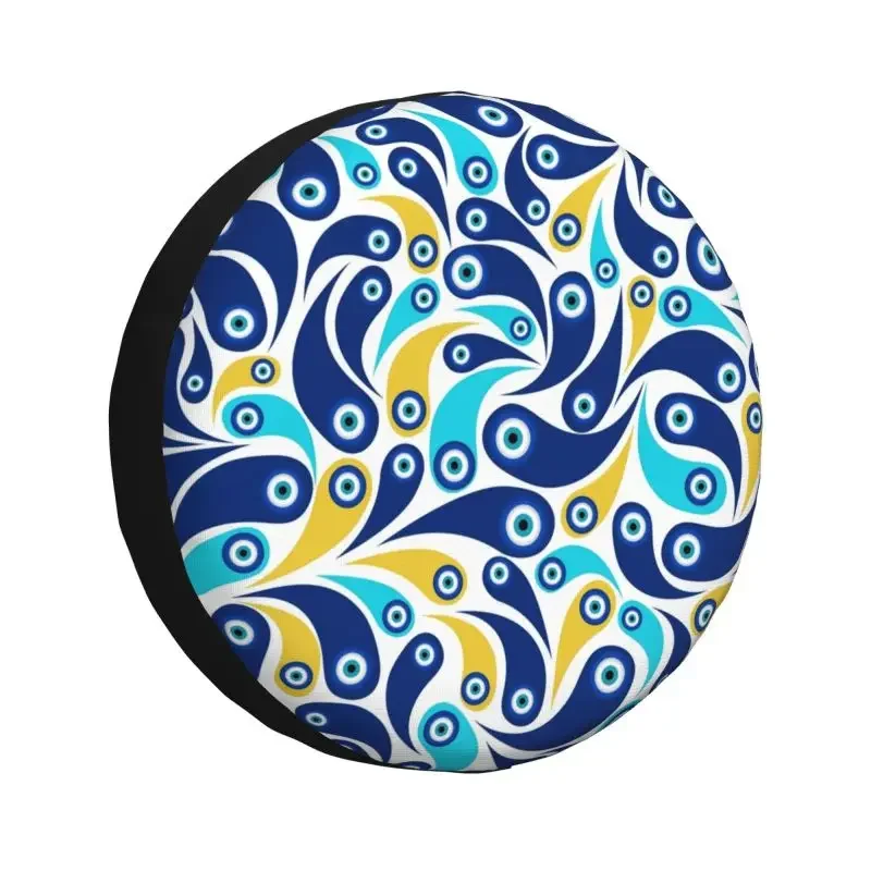 Чехол для запасного колеса Nazar Amulet Paisley Evil Eye Toyota RAV4 Prado Jeep RV SUV аксессуары прицепа 14