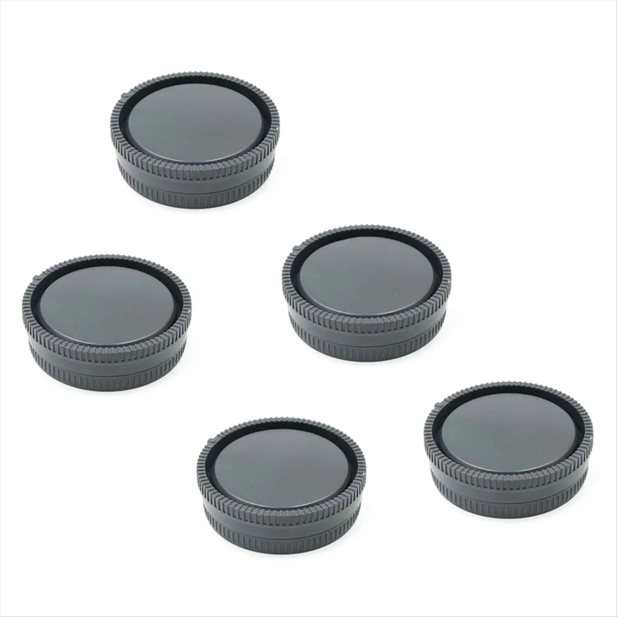 Фото Комплект крышек для объектива N05R для Sony E-Mount A7m2 A7 A5100 A6000 A6300 A6500: передняя крышка корпуса и задняя крышка объ №2