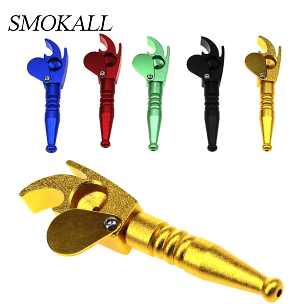 

10Pcs Smoking Pipe With Bottle Opener Function Metal Tobacco Pipes Smoke Herb Smoking Cigarette Accessories Pipas Fumar Hierba