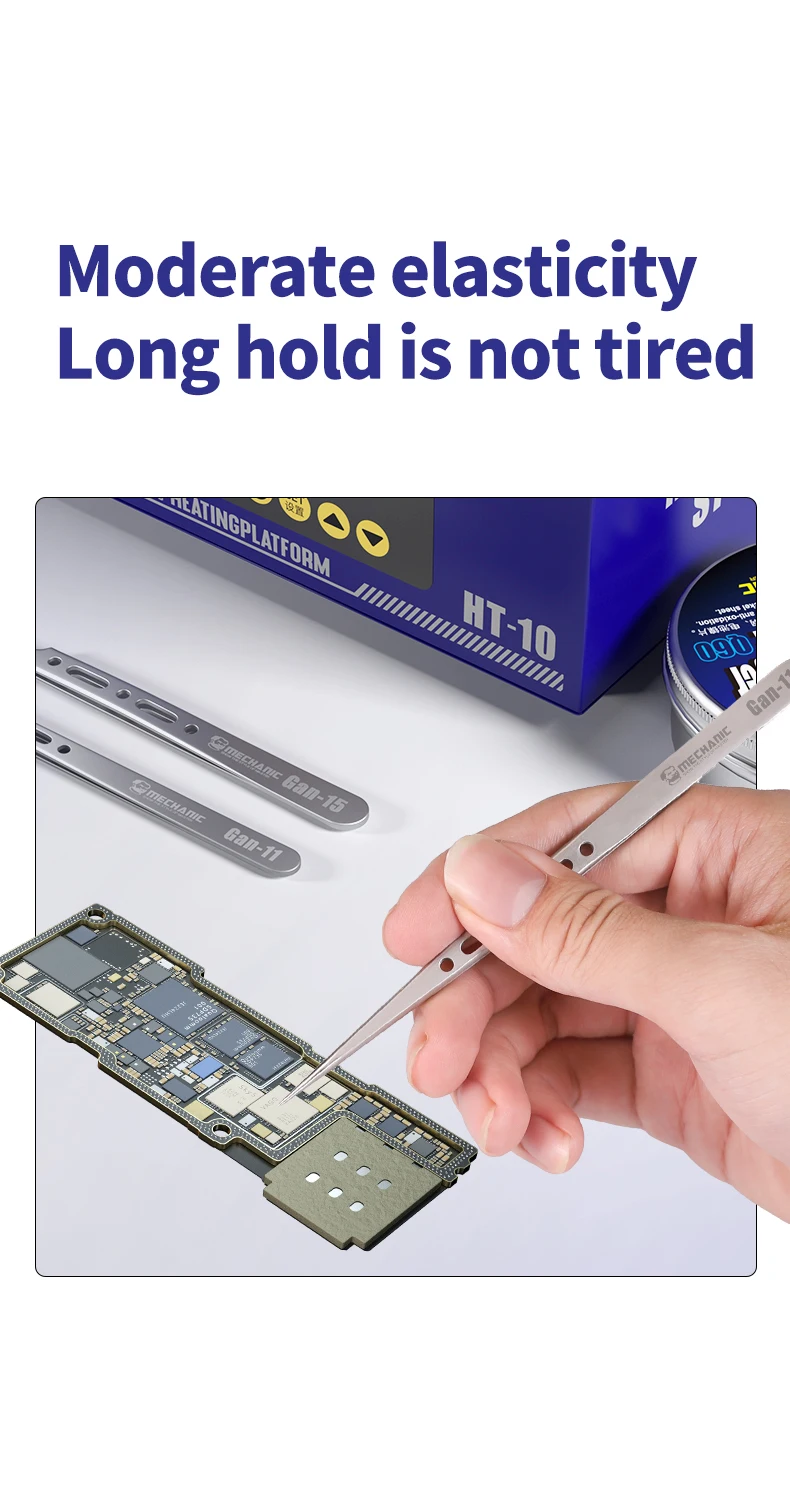 Механический магнитный Пинцет для ремонта отпечатков пальцев