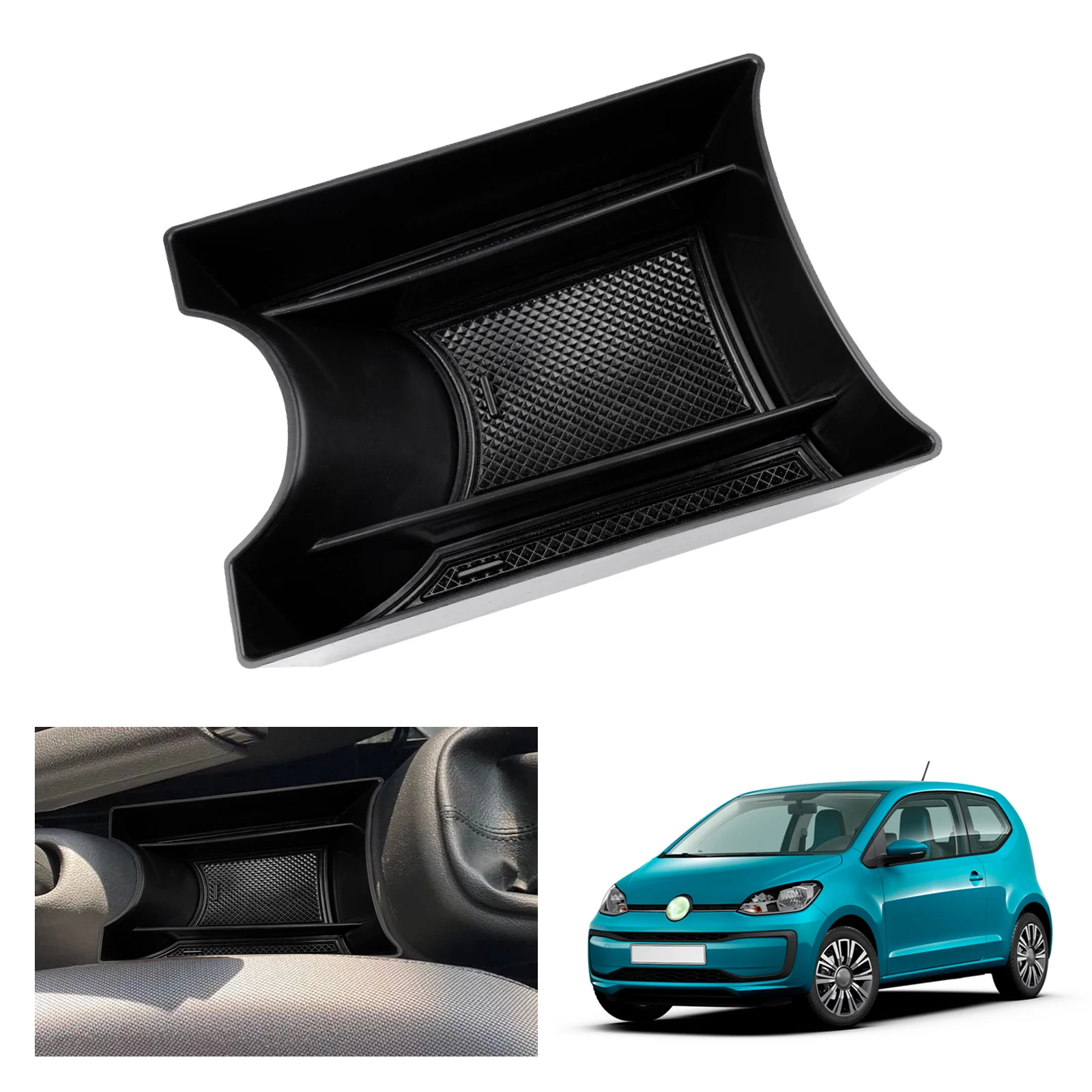 Контейнер Центральной управления RUIYA для 2023 VW Up/Seat Mii/Skoda Citigo 2013-2021, аксессуары для интерьера автомобиля