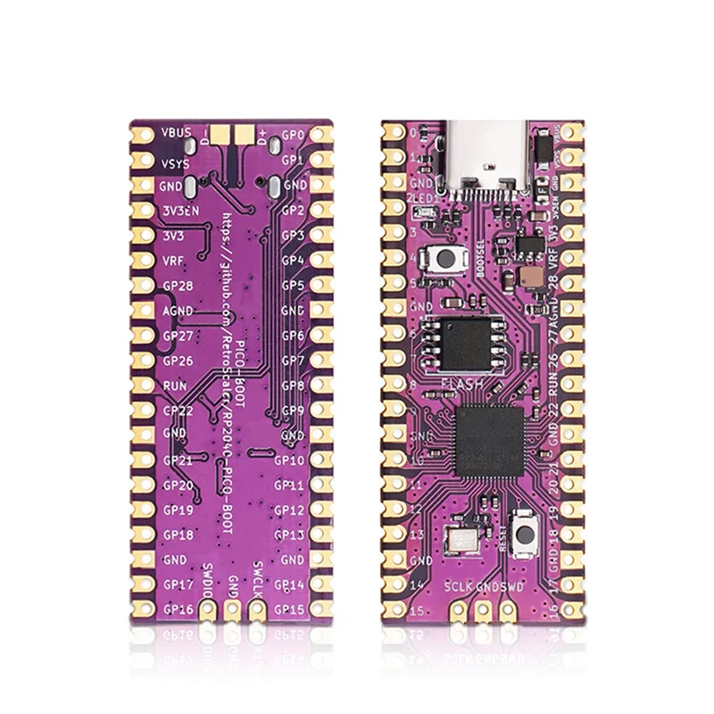 Замена PicoBoot для Raspberry Pi Pico сменная плата Modchip RP2040 USB TYPE-C двухъядерный процессор 264