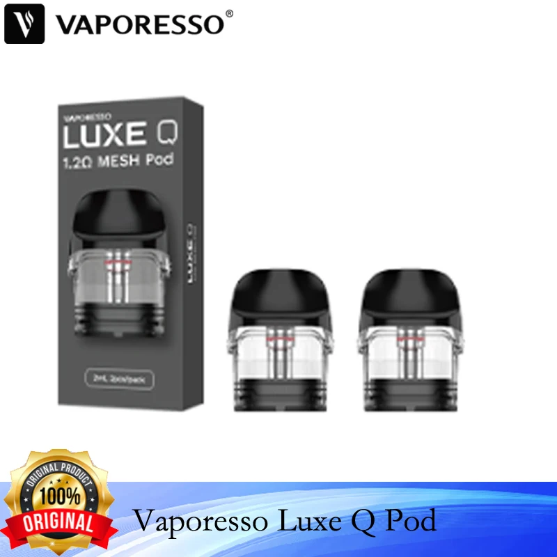

2-20(10packs) Vaporesso LUXE Q Pod 2ml Cartridge 0.8ohm 1.2ohm Mesh Coil Replacement Tank For Vaporesso LUXE Q Kit Vape