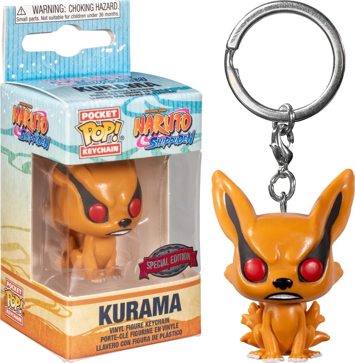 FUNKO POP Аниме Наруто Six Path Какаши Курама Виниловая фигурка Карманный брелок
