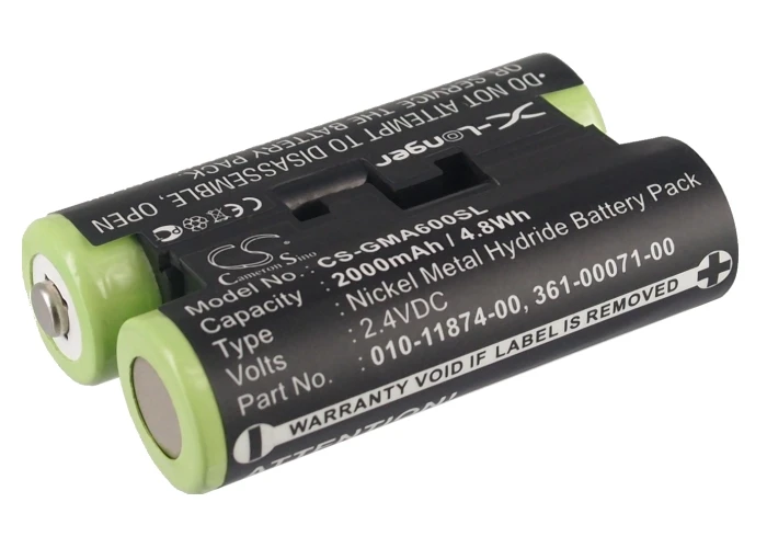 

2000mAh Garmin 361-00071-00 010-11874-00 Аккумулятор для GPSMAP 63csx Striker 4 Fishfinder GPSMAP 669 GPSMAP 66S Орегон 650 Astro 43