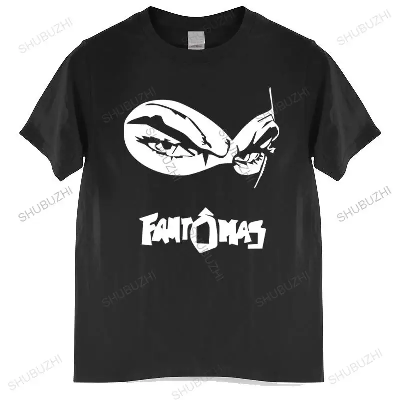 

Men o-neck tshirt fashion brand t-shirt black new FANTOMAS Logo Mr.Bungle Avant Garde Metal Band Black T-Shirt euro size