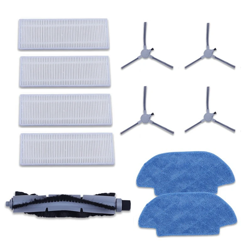 

HEPA Filter Main Roller Brush Side Brush Mop Cloth Rags for Liectrou ZK901 Robotic Vacuum Cleaner Spare Parts