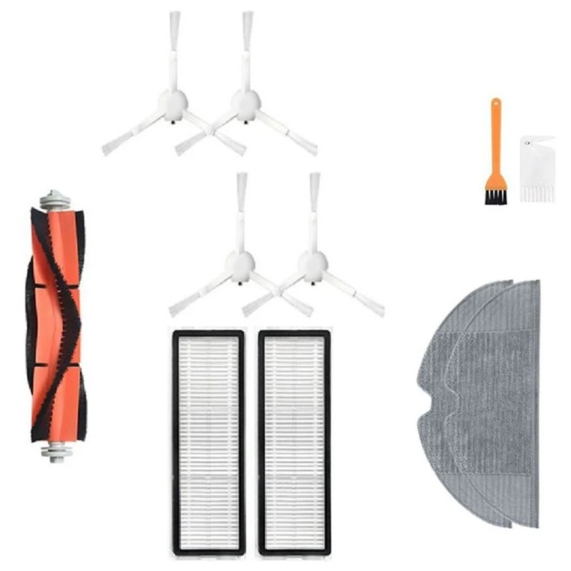 

Main Side Brush Mop Cloth Replacement Kits For Xiaomi Mijia 1C / STYTJ01ZHM Robot Vacuum Cleaner Part Accessories