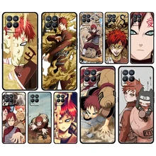 Hot Anime Naruto Gaara For OPPO GT Master Find X5 X3 Realme 9 8 6 C3 C21Y Pro Lite A53S A5 A9 2020 Black Phone Case Cover Coque