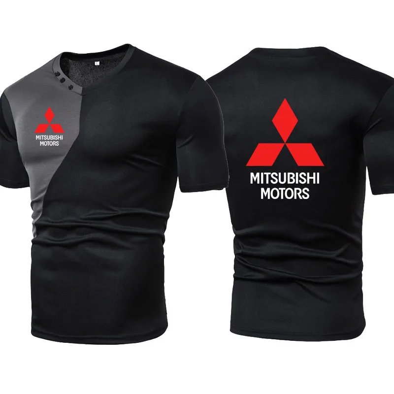 

Футболка мужская с принтом логотипа автомобиля, 100% хлопок, с коротким рукавом