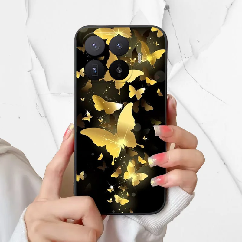 Фото Чехол для телефона с крутыми узорами для Xiaomi 17T/17T Pro, силиконовый, противоударный, с эффектом кожи, для Xiaomi 17T, новинка 2026 года, бампер №5