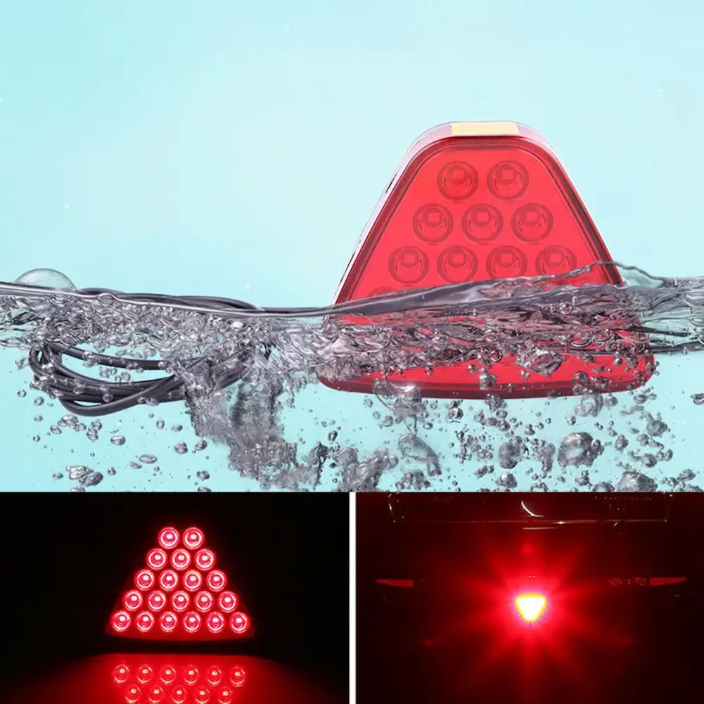 Автомобильная стоп-сигнальная лампа 12 В светодиодный треугольный спортивный