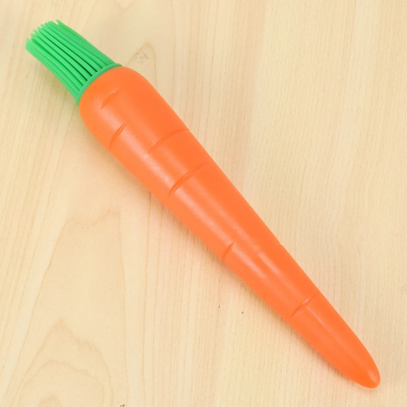 Heat Resistant Barbecue Brush Carrot Silicone Oil Thermosetting Pastry