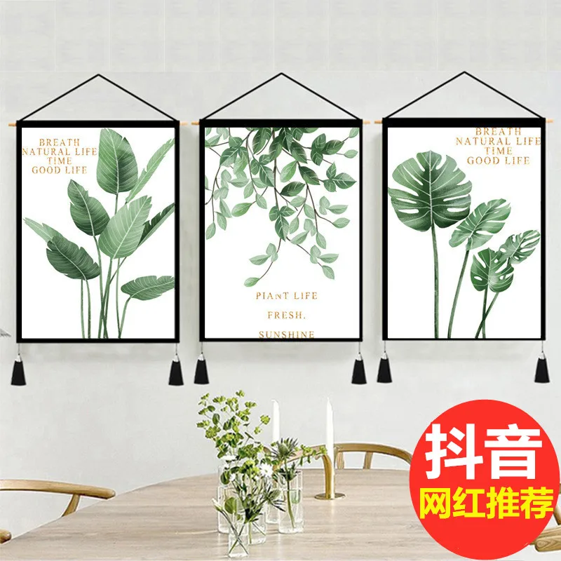 

Northern Cloth Painting Cuisine Izakaya Restaurant Bedroom Scroll Poster Art Painting Living Room Home Decoration Painting