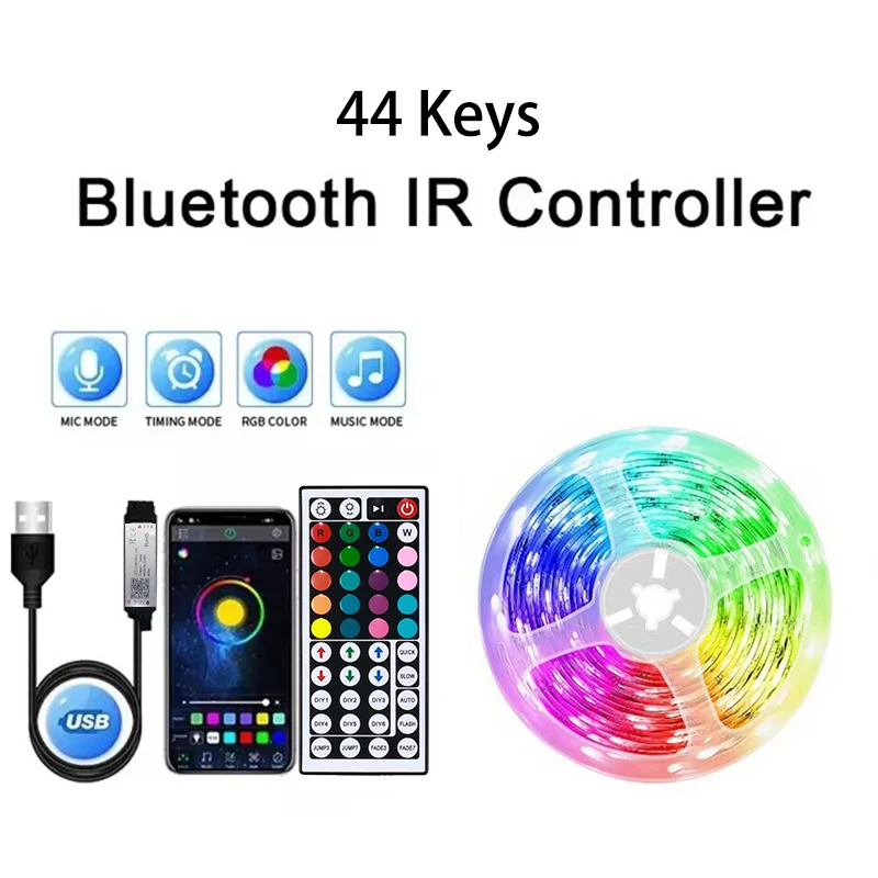 

RUNTOIN RGB USB светодиодная лента 5050