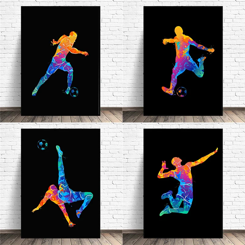 

Спортивная картина спортивной фигуры спортсмена, Картина на холсте, домашнее настенное художественное украшение для спортзала, гостиной, спальни, картина в подарок ребенку