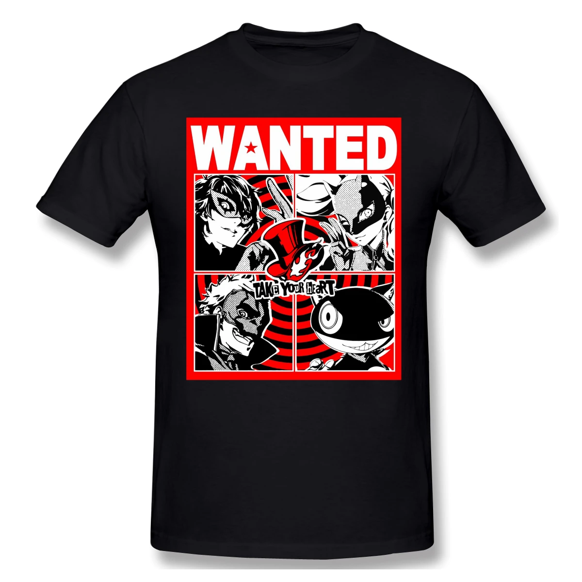 

Japan Anime Persona 5 T Shirt Harajuku Vintage Manga Streetwear Men Women Fashion Short Sleeve Shirt Roupas Masculinas