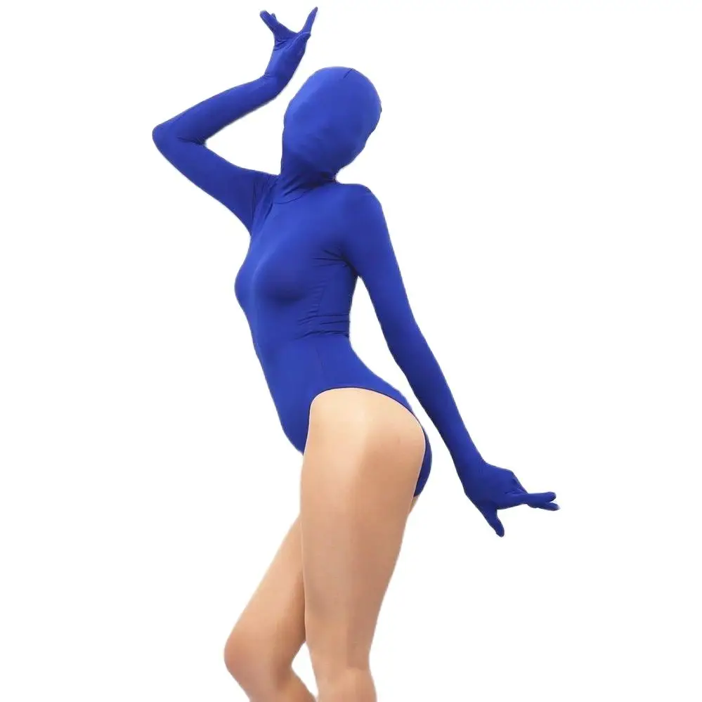 

Woman Sexy Underwear Five Fingers Long Sleeve Bodysuit high-elastic Straitjacket Jumpsuits Cosplay One Pieces Interesting Zentai