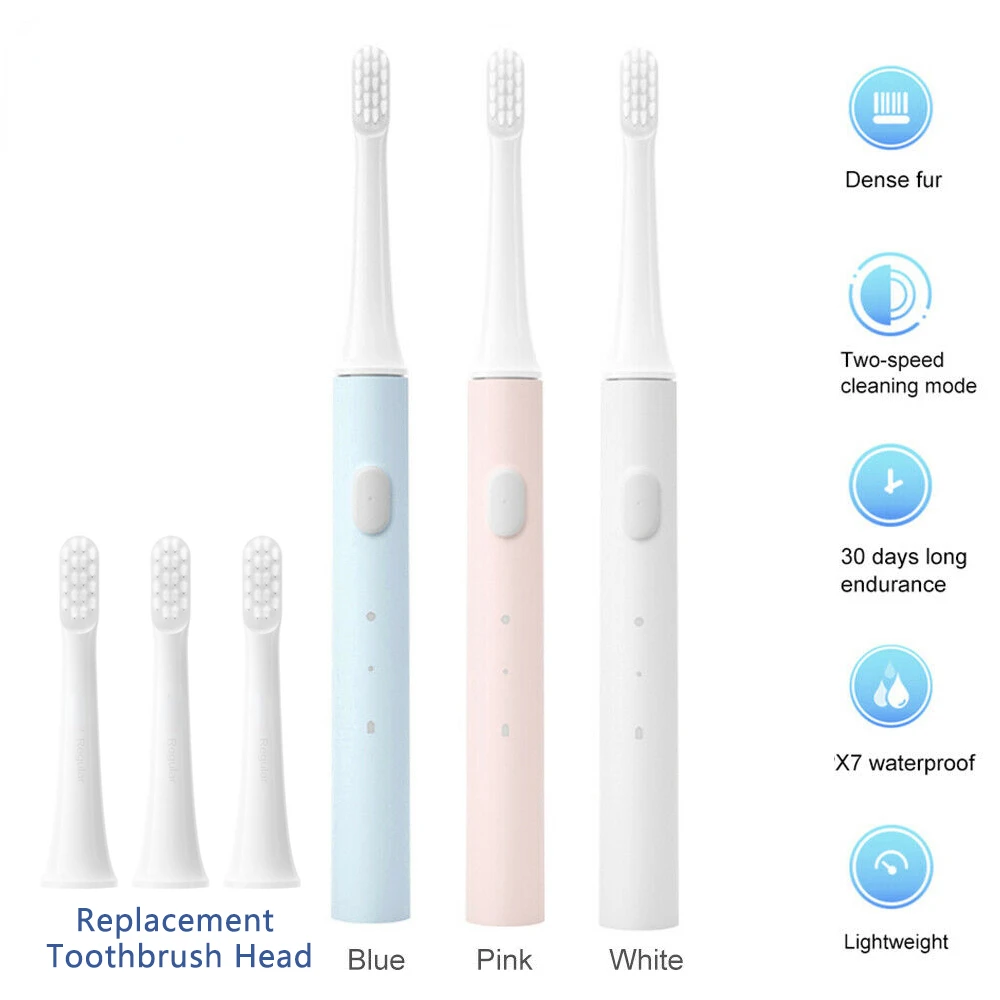 

Sonic Toothbrush Smart Tooth Brush Colorful USB Rechargeable IPX7 Waterproof For Toothbrushes head