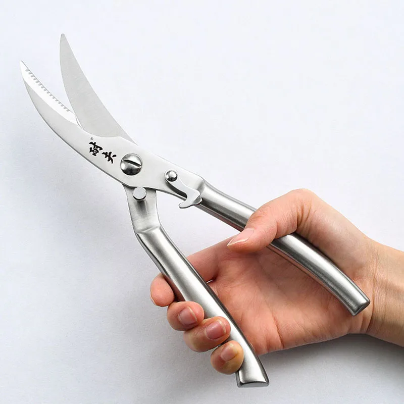 

Кухонные ножницы, ножи для утки, ножницы для курицы, кости, рыбы, мяса, ножницы из нержавеющей стали, безопасная Пряжка, Кулинария птицы