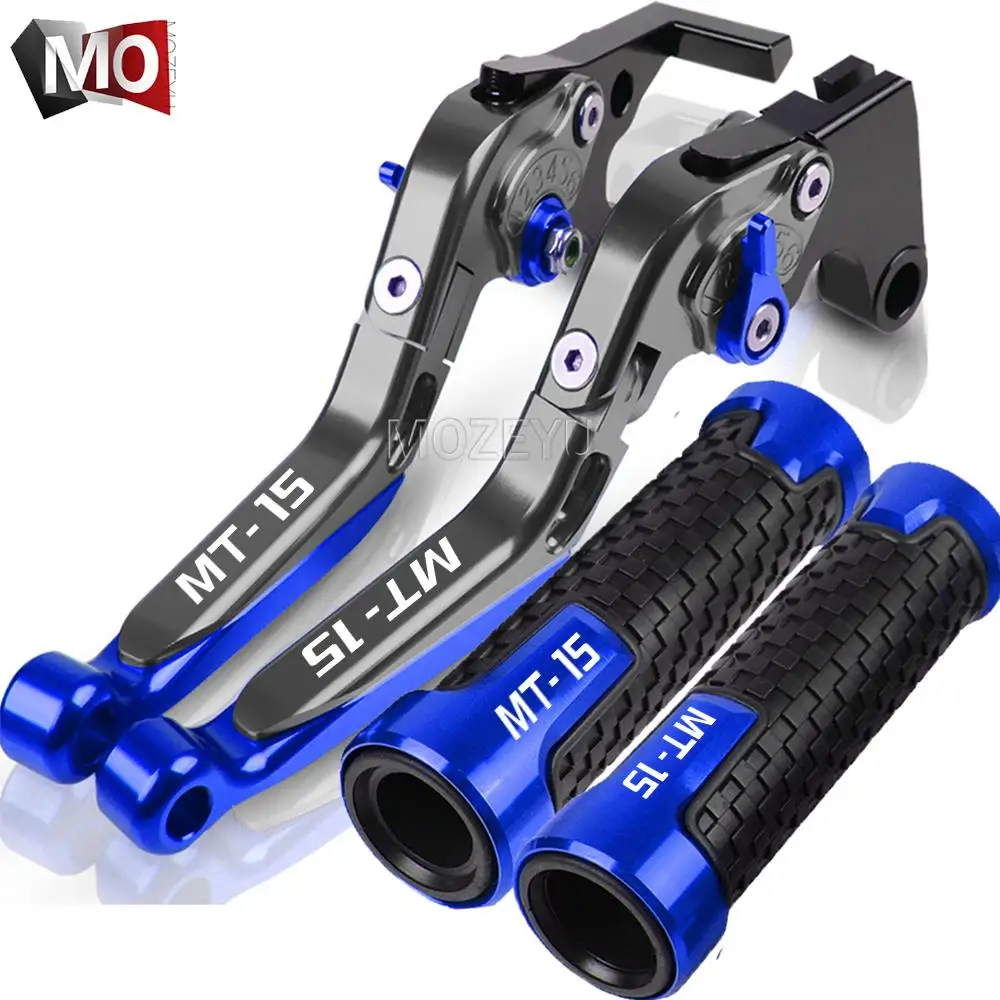 Фото Для YAMAHA MT15 MT 15 MSLAZ Z150 2005-2019 2018 2017 2016 мотоциклетные Регулируемые рычаги тормозной муфты 22 мм ручки руля №3