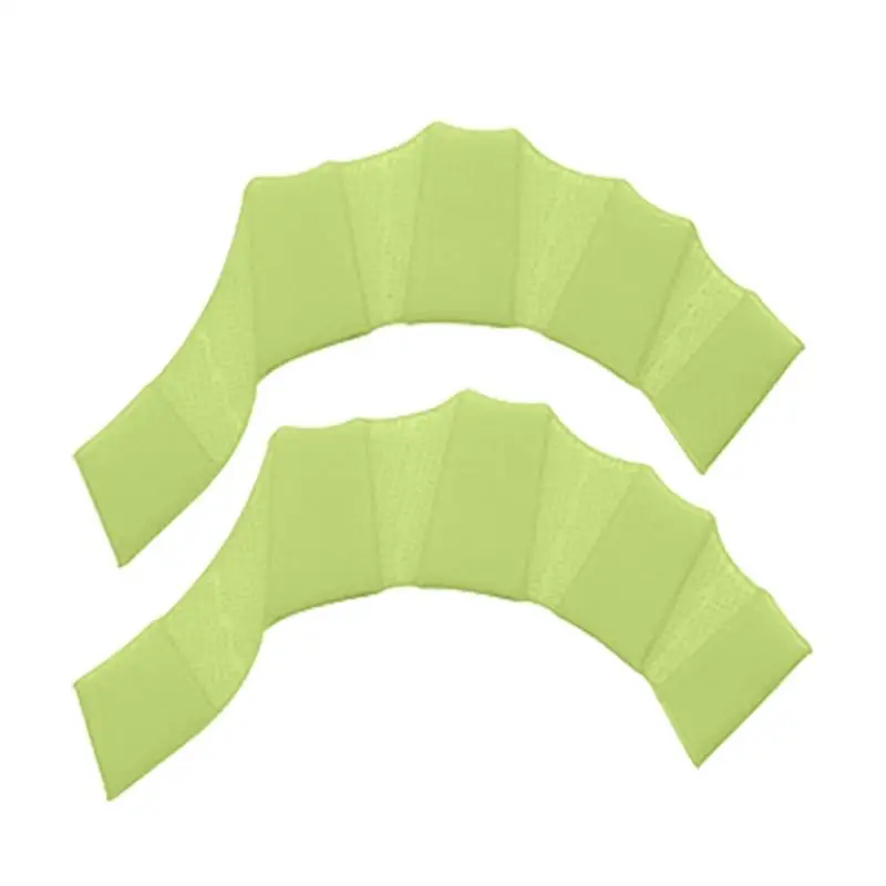 

Silicone Swim Gear Fins Unisex Frog Type Finger Webbed Swimming Hand Fins Flippers Palm Finger Webbed Gloves Paddle Water Sports
