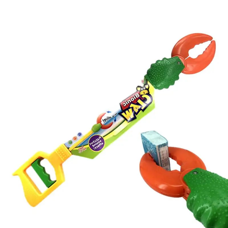 

Toy Grabber Arm Interactive Toy Grabber Robotic Arm Reacher Grab Claw Grabber Toy For Kids Hand Eye Coordination Play Fun Toys